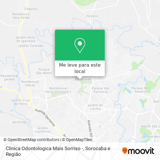 Clinica Odontologica Mais Sorriso - mapa