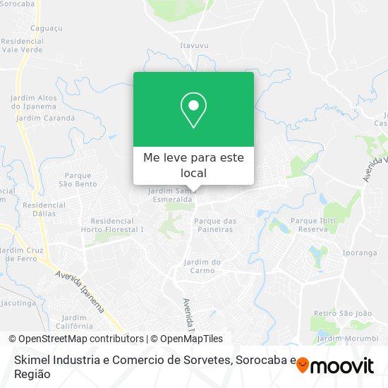 Skimel Industria e Comercio de Sorvetes mapa