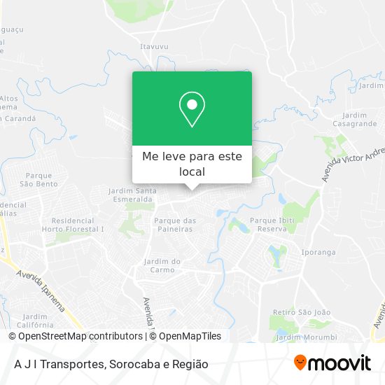 A J I Transportes mapa