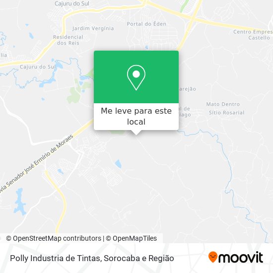 Polly Industria de Tintas mapa