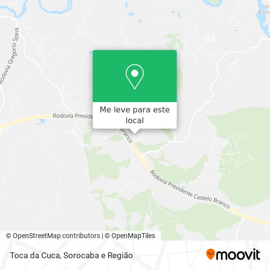 Toca da Cuca mapa