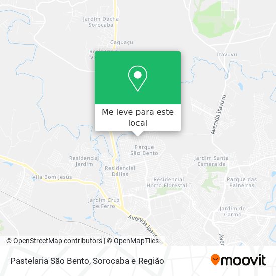 Pastelaria São Bento mapa