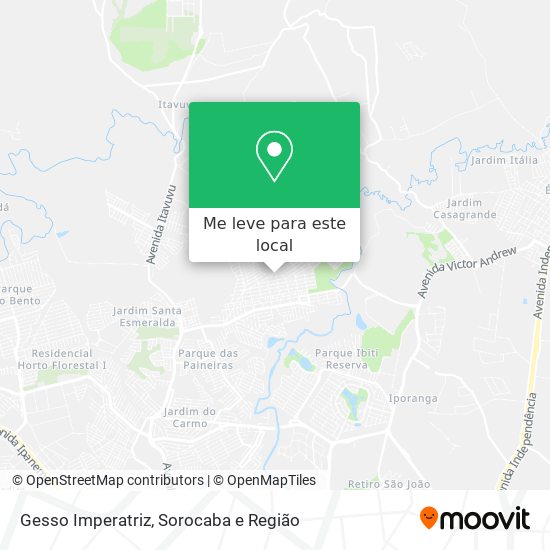 Gesso Imperatriz mapa