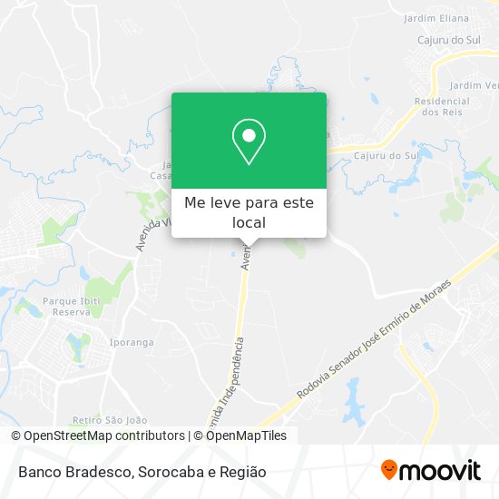 Banco Bradesco mapa