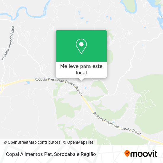 Copal Alimentos Pet mapa