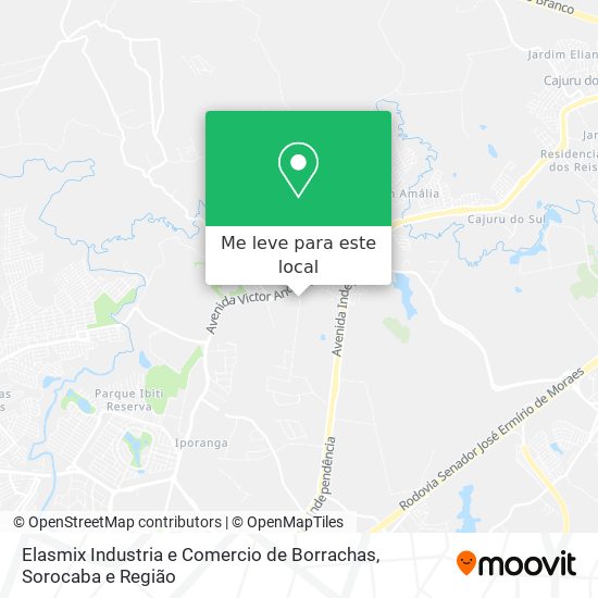 Elasmix Industria e Comercio de Borrachas mapa