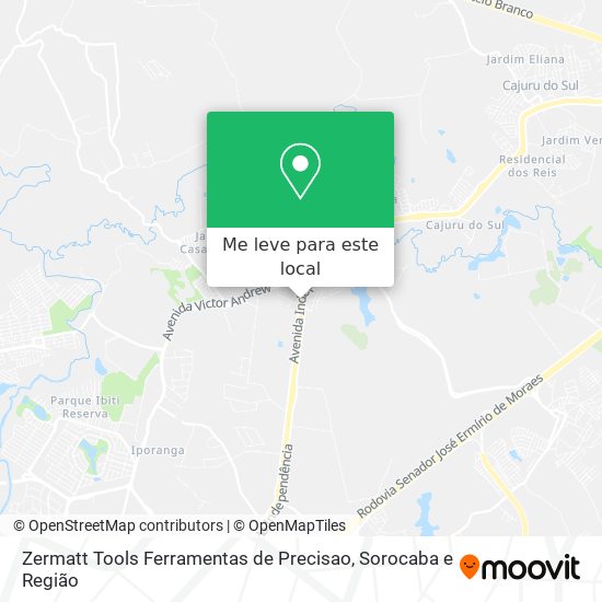 Zermatt Tools Ferramentas de Precisao mapa