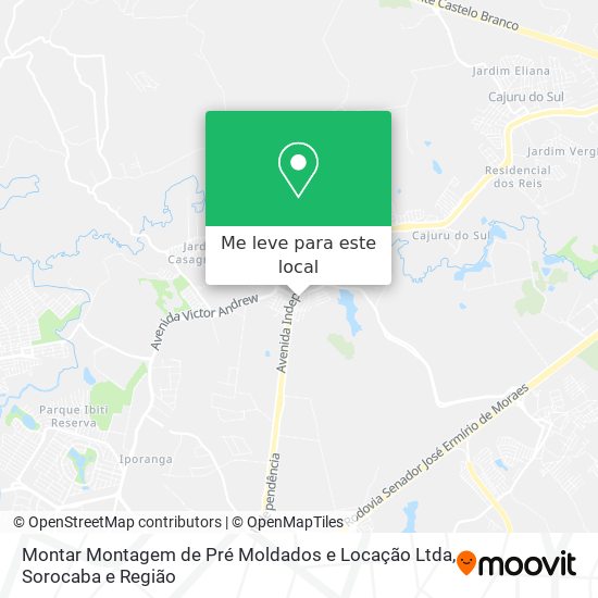 Montar Montagem de Pré Moldados e Locação Ltda mapa