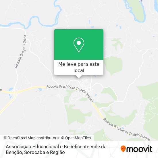 Associação Educacional e Beneficente Vale da Benção mapa