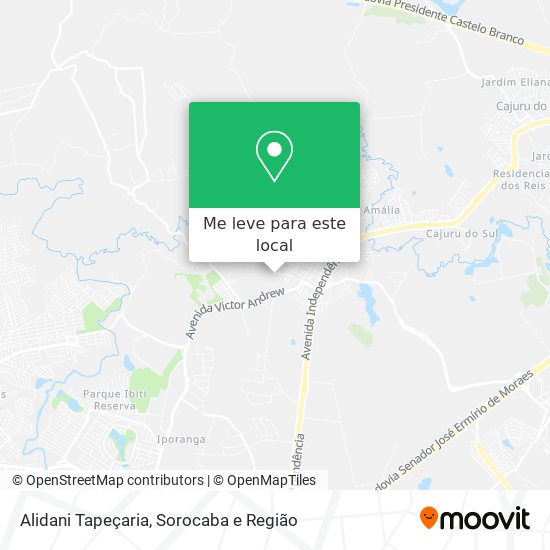 Alidani Tapeçaria mapa