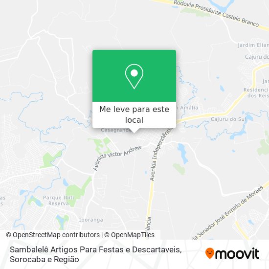 Sambalelê Artigos Para Festas e Descartaveis mapa