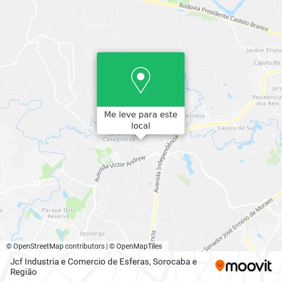 Jcf Industria e Comercio de Esferas mapa