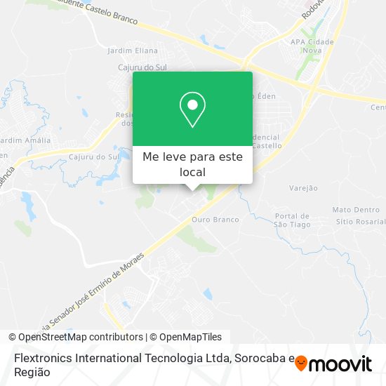 Flextronics International Tecnologia Ltda mapa