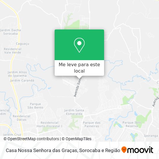Casa Nossa Senhora das Graças mapa