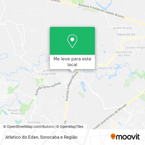 Atletico do Eden mapa