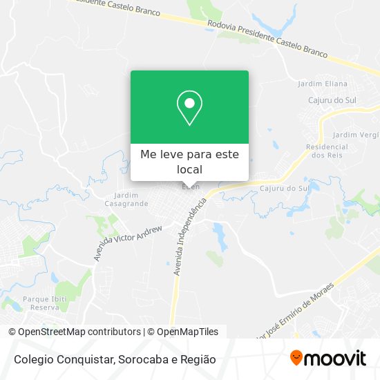 Colegio Conquistar mapa