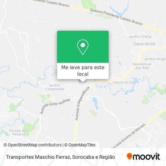 Transportes Maschio Ferraz mapa