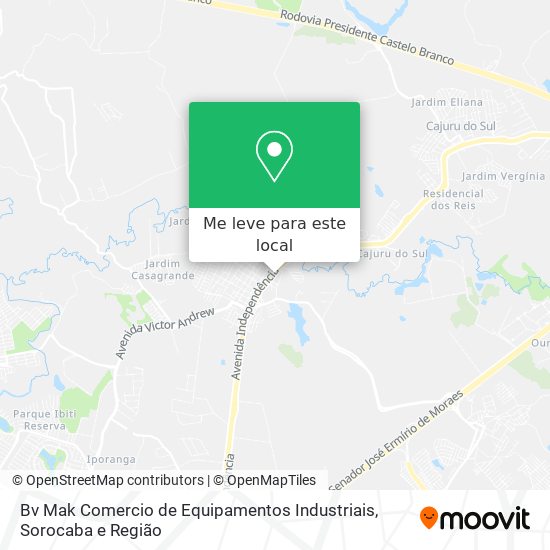 Bv Mak Comercio de Equipamentos Industriais mapa