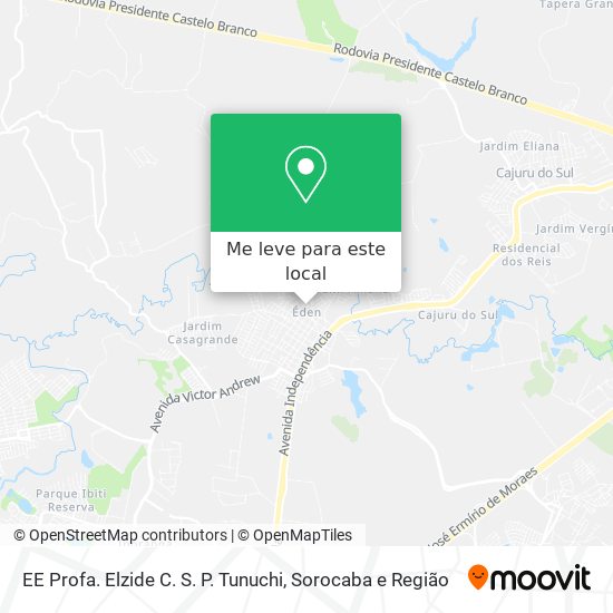 EE Profa. Elzide C. S. P. Tunuchi mapa
