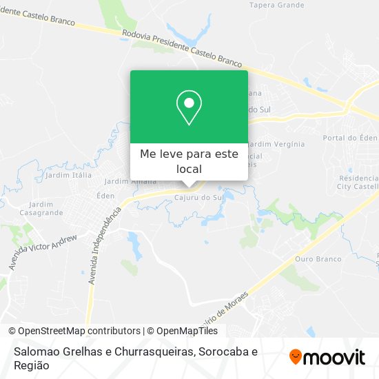 Salomao Grelhas e Churrasqueiras mapa
