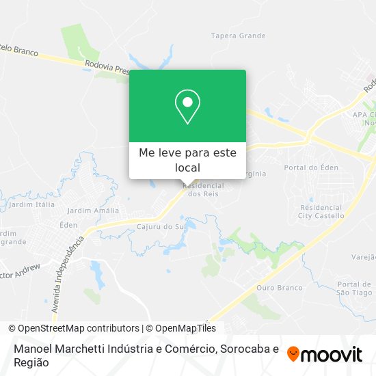 Manoel Marchetti Indústria e Comércio mapa