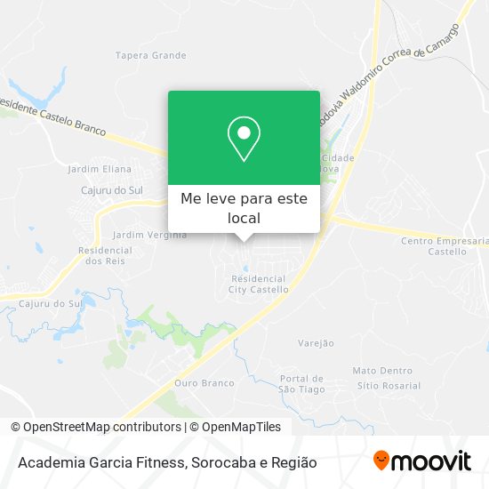 Academia Garcia Fitness mapa