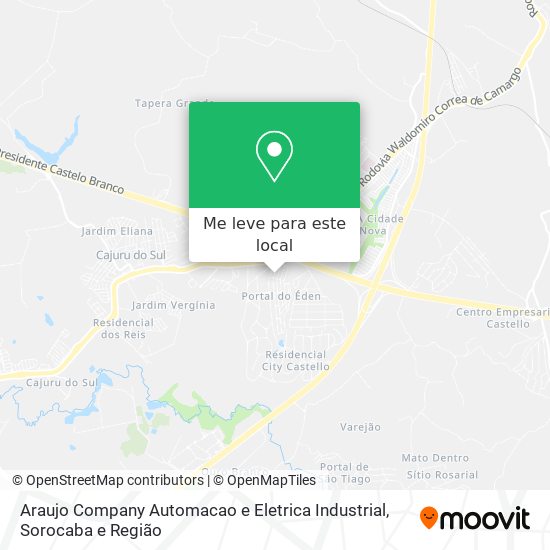 Araujo Company Automacao e Eletrica Industrial mapa