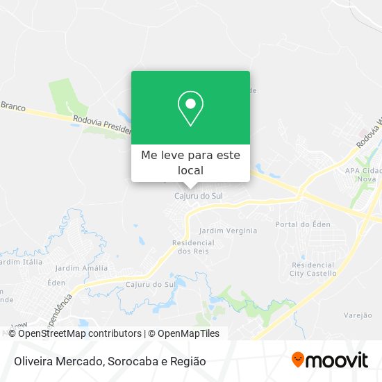 Oliveira Mercado mapa