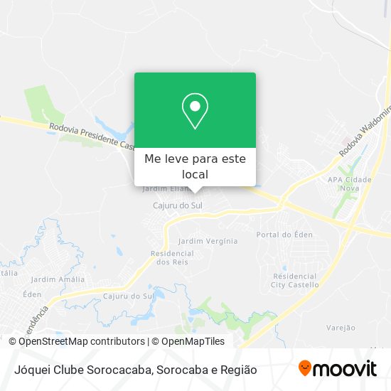 Jóquei Clube Sorocacaba mapa