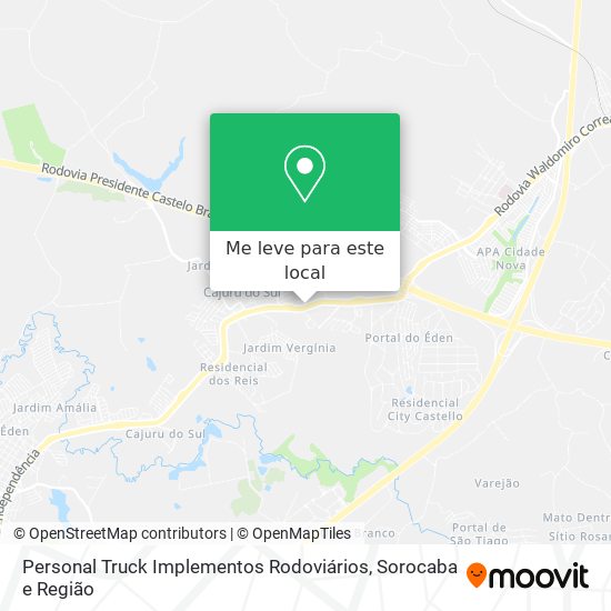 Personal Truck Implementos Rodoviários mapa