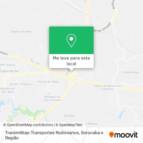 Transmilitao Transportes Rodoviarios mapa