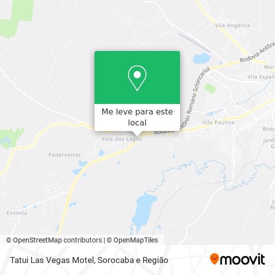 Tatui Las Vegas Motel mapa