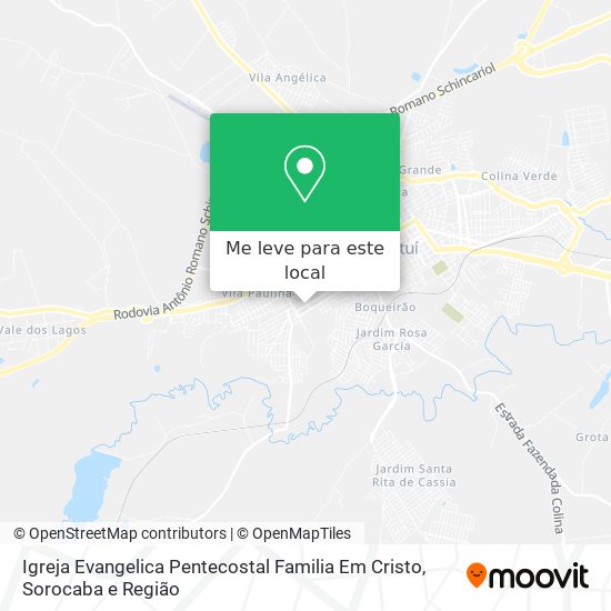 Igreja Evangelica Pentecostal Familia Em Cristo mapa