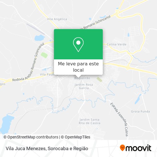Vila Juca Menezes mapa