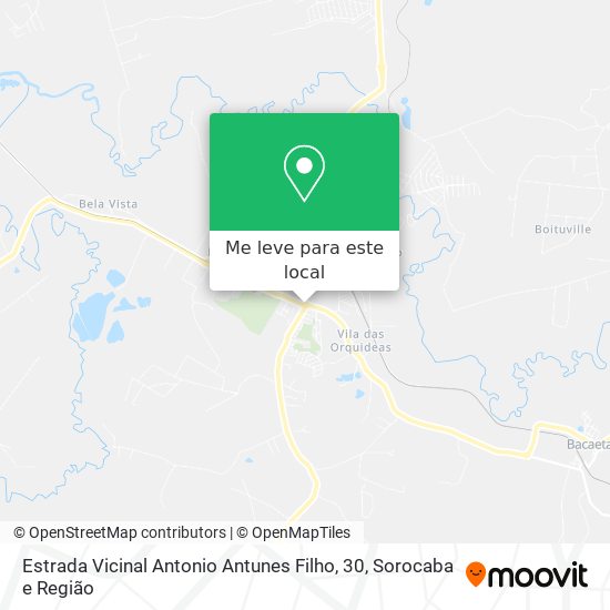 Estrada Vicinal Antonio Antunes Filho, 30 mapa