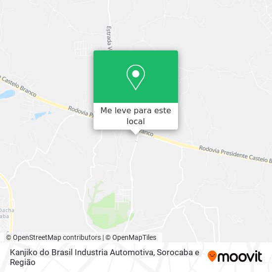 Kanjiko do Brasil Industria Automotiva mapa