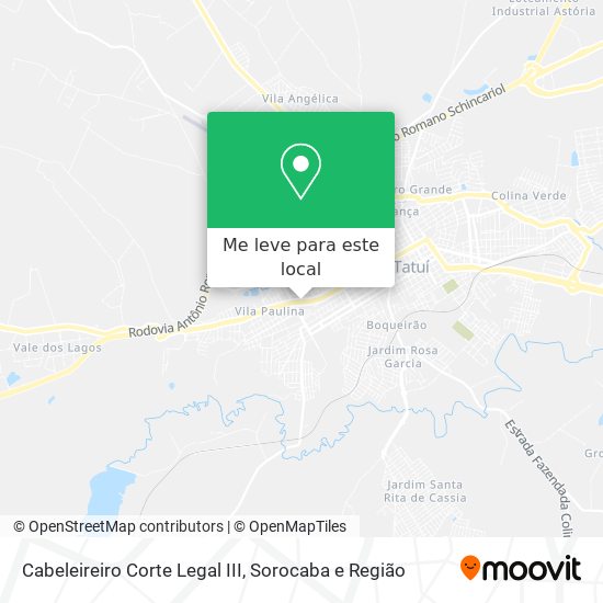 Cabeleireiro Corte Legal III mapa
