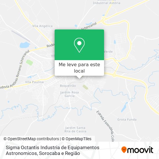 Sigma Octantis Industria de Equipamentos Astronomicos mapa