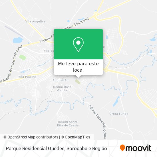 Parque Residencial Guedes mapa