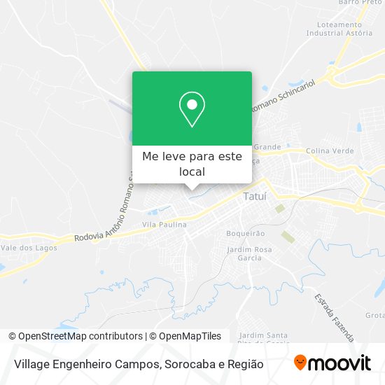 Village Engenheiro Campos mapa