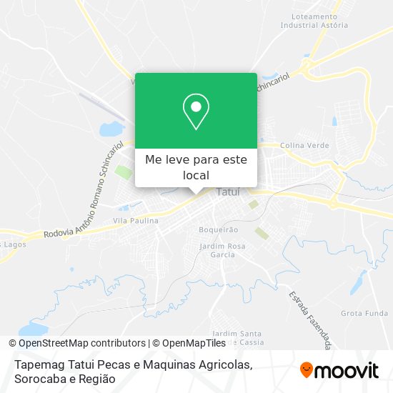 Tapemag Tatui Pecas e Maquinas Agricolas mapa