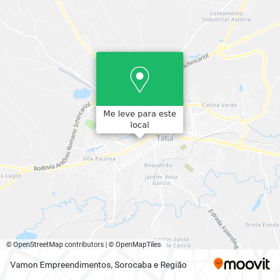 Vamon Empreendimentos mapa