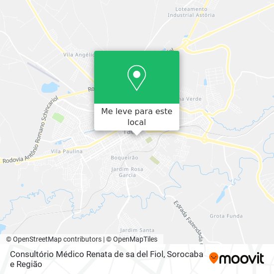 Consultório Médico Renata de sa del Fiol mapa