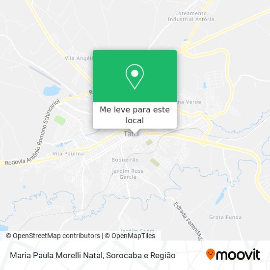 Maria Paula Morelli Natal mapa