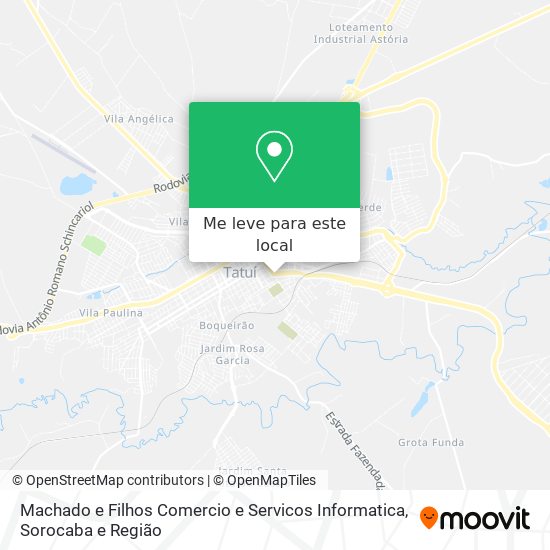 Machado e Filhos Comercio e Servicos Informatica mapa