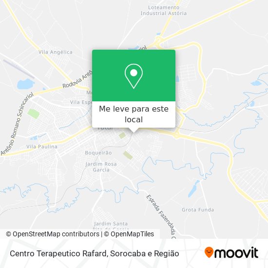 Centro Terapeutico Rafard mapa