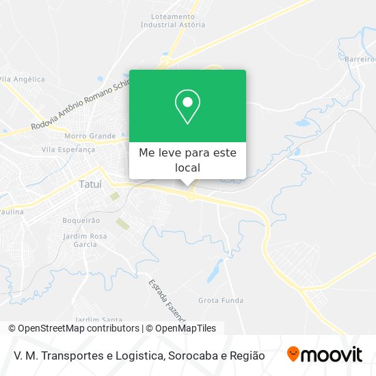 V. M. Transportes e Logistica mapa
