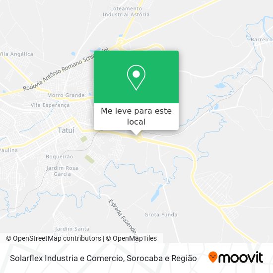 Solarflex Industria e Comercio mapa