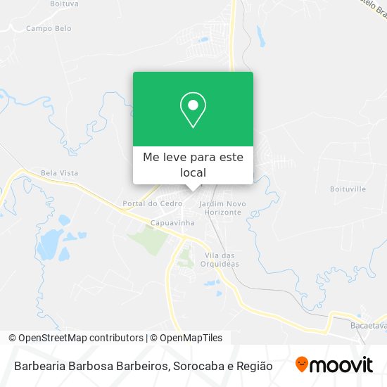 Barbearia Barbosa Barbeiros mapa