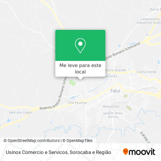 Usinox Comercio e Servicos mapa